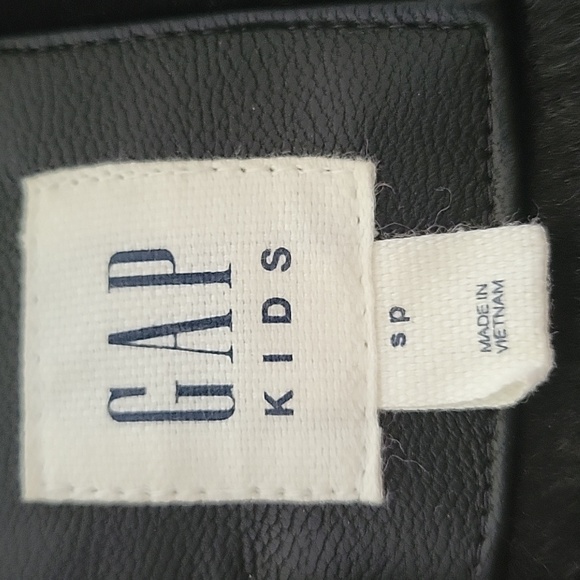 Gap kids leather jacket - Picture 5 of 7